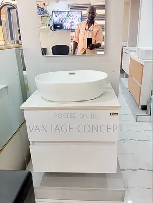 60cm Cabinet Basin With Led Mirrow