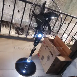 16 Inches Charweek Ac/Dc Solar and Rechargeable Stand Fan. Best Seller