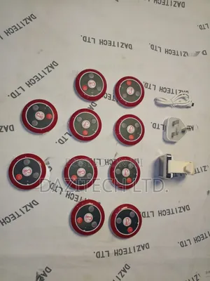 Wireless Calling System Watch Receiver + 10pcs Call Button