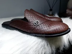 Men's Woven Leather Half Shoes