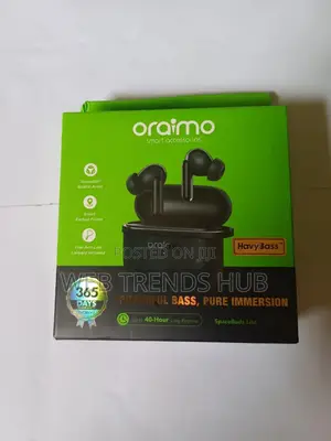 Brand New Oraimo Spacebuds Lite - Anti-Lost TWS Earbuds (Otw-324)