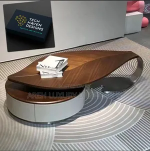 Natural Wood Standard Senter Table for Parlour