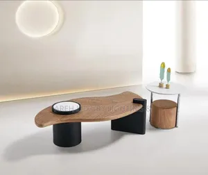 Natural Wood Standard Senter Table for Parlour