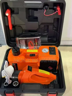 5 Ton Electric Jack, Tyre Pump Wheel  Spanner
