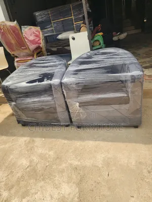 Single Seater Grey Padded Sofa
