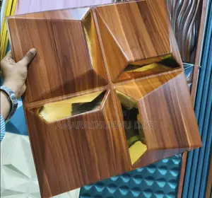 Wall Ceiling PVC Decorative Art Wall Panel Board Wit Shiny Gold Mirror