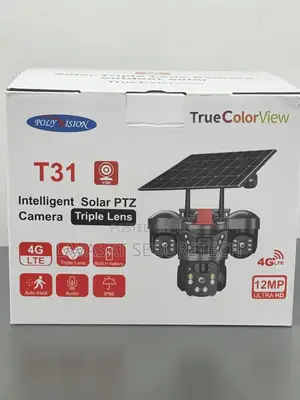 Solar Triple Lens Camera – Poly Vision T31 V380 Solar PTZ (4g Lte)