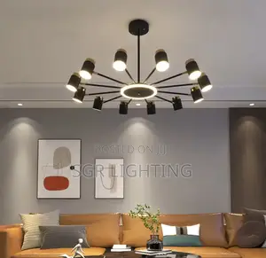 Shaped Led Ceiling Lamp Modern Living Room Light