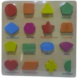Learning Shapes for Toddlers Wooden Geometry Puzzles Shapes 16 Shape