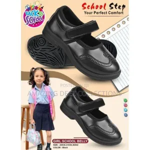 Back to School Shoes With Free Socks- Sturdy Formal Shoes