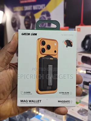Green Lion Mag Wallet Kickstand Card Holder | Magsafe | New