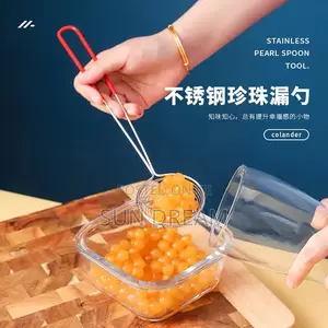 Drink Tools Bar Tools Spoon Ice Clip Pearl Colander Strainer
