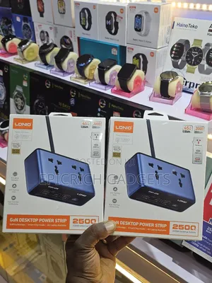 Ldnio 45w Gan Power Strip Extension Cord | Usb-C Pd | New