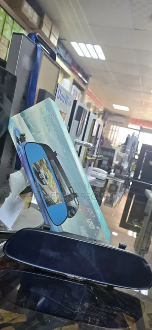 Car Rearview Mirror Dash Camera With Dual Camera