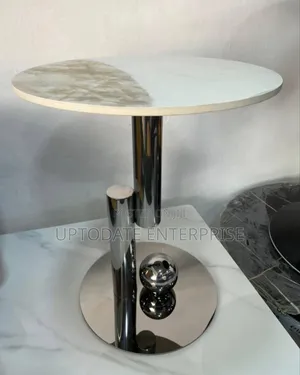 Stylish Marble Side Stool