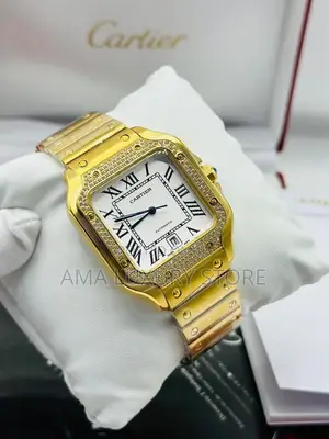 Cartier Santos Men's Wristwatch - Luxury Style - Very Clean