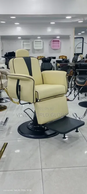 Colorful Barber Chair
