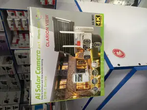 V380 Triple Lens Solar PTZ Camera With Detection Alarm 12mp