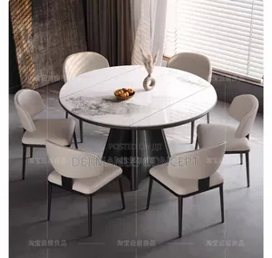 Round Marble Dinning Set
