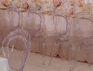 Luxury Oval Clear Event Chairs Available Now Imported