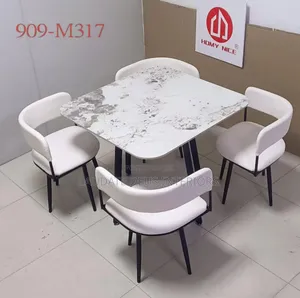 New Imported Classic 4 Seaters Marble Top Dining Table