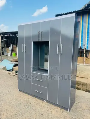 7ft by 6ft Wardrobe Gray