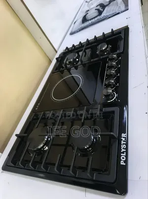 Original Quality Polystar Built-in Premium 4+1 Gas & Electric Cooker