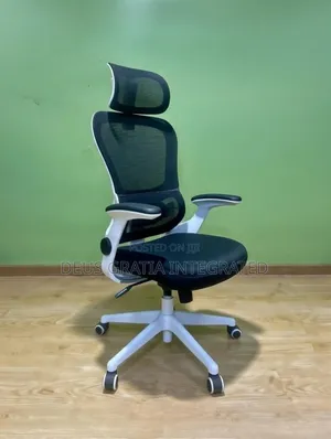 Ergonomic Office Chair With Adjustable Hand And Headrest