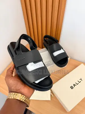 Original Bally Men’S Leather Sandals