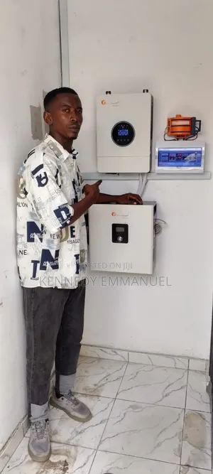 Well Installed Felicity 4kva Inverter and 5kilo Watts Lithium Battery