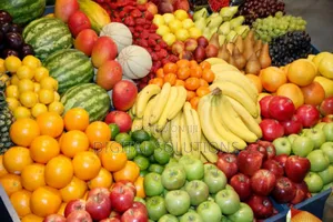 Fresh Fruits. Fruits Mixture. Good for Your Health.