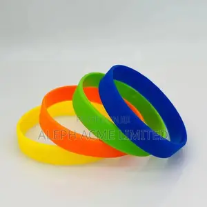 Corporate Branding Silicone Promotional Rubber Bracelets Wristbands