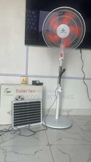 Brand New 18” Rechargeable Solar/Electric Fan