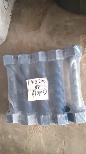 1.1/8x200 Teflon Coated Stud Bolt and Nut