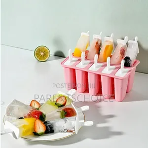 Creative Protable Silicone Ice Pop-Molds, Easy Release Ice Cream Mold