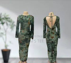Green Elegant Velvet Gown