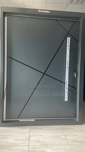 Grey Pivot Door
