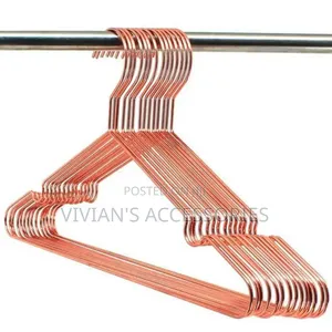 10pcs Aluminium Alloy Rose Gold Luxury Clothes Hangers.