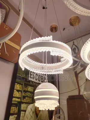 Luxury Acrylic Crystal Ball Pendant Lamp