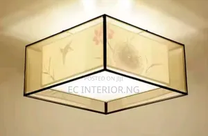 Stylish Bedroom Cloth Round Atmosphere Simple Ceiling Light