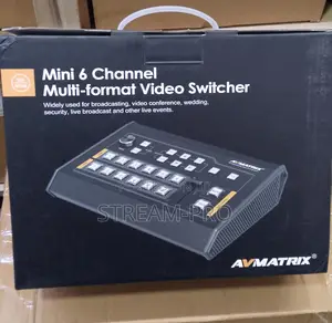 Avmatrix Vs0601u Mini 6channel Sdi/Hdmi Switcher With Usb Streaming