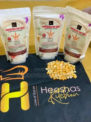 Yellow Corn Guinea Corn Mixed Grain Powdered Pap Ogi