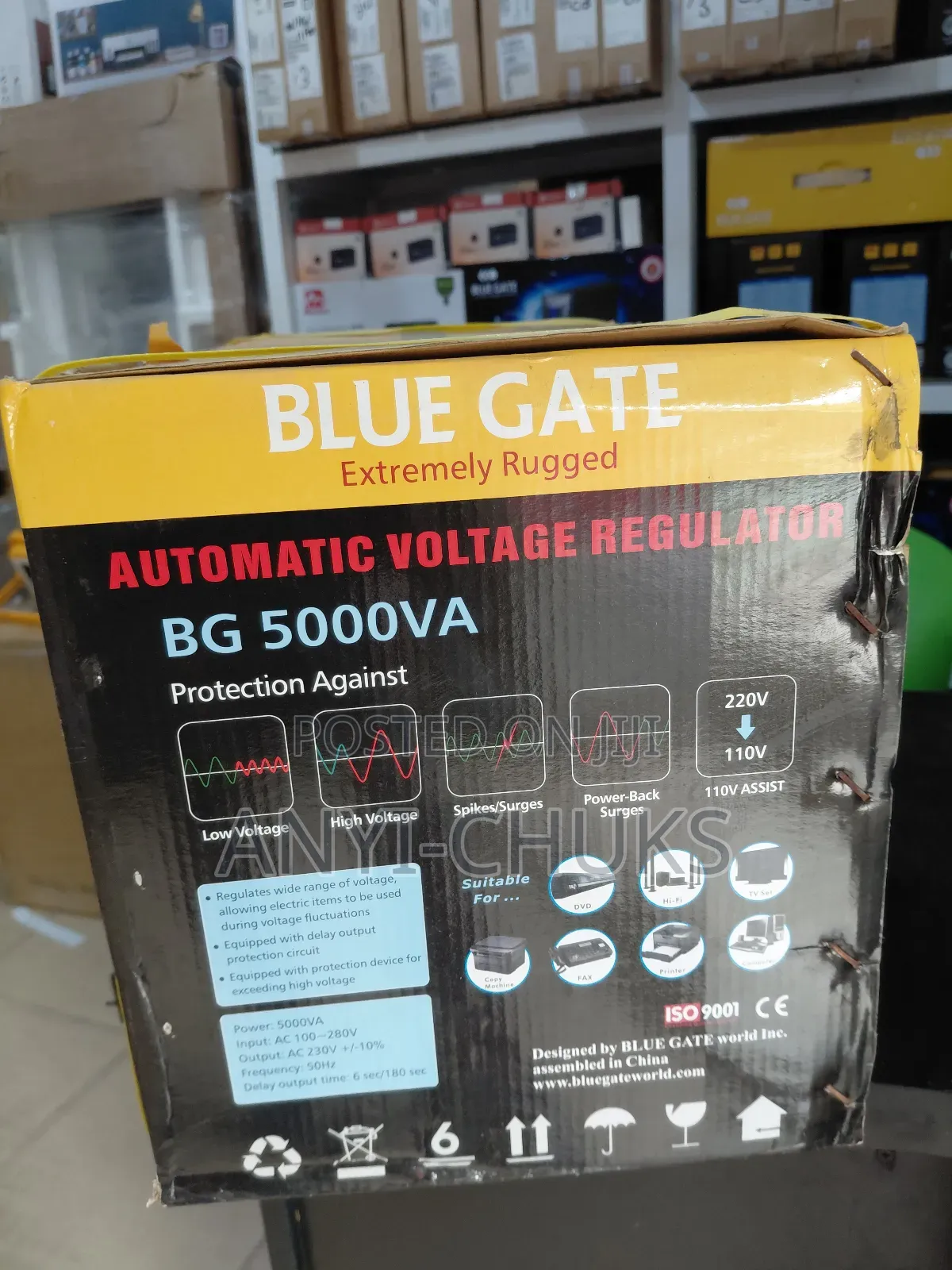 Bluegate Automatic Voltage Regulator 5000va