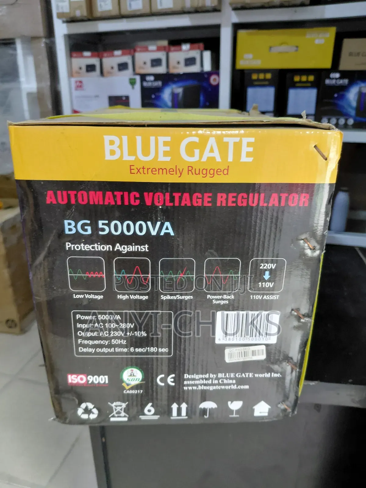 Bluegate Automatic Voltage Regulator 5000va