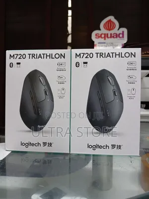 Logitech M720 Triathlon Multi-device Wireless Mouse Bluetooth Usb