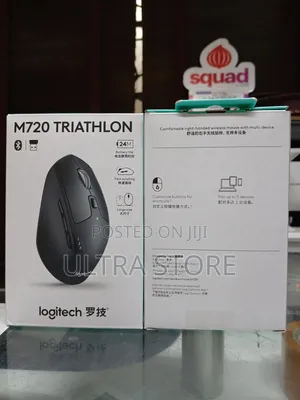 Logitech M720 Triathlon Multi-device Wireless Mouse Bluetooth Usb