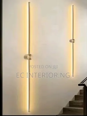 Modern Led Wall Lamp 100cm120cm White Gold Color