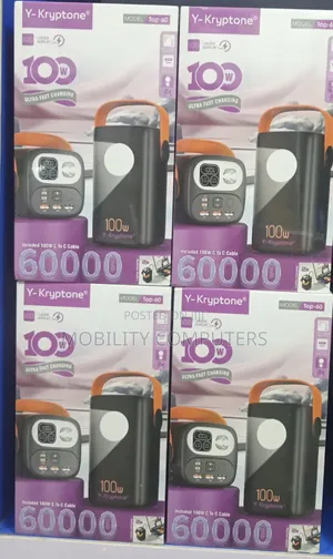 Y-Krytone Power Bank for Phone and Tc Laptop