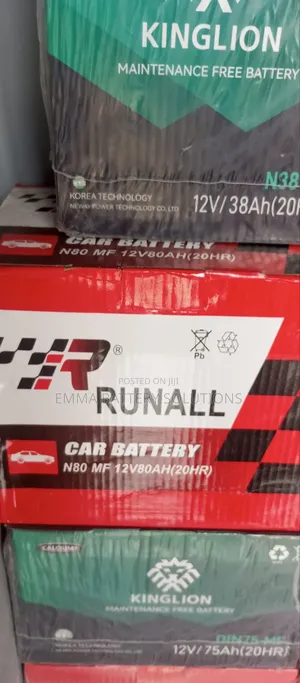 Brand New 80ah Runall Vehicle Battery