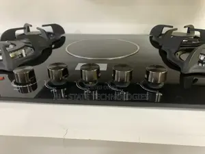 Polystar 90cm Gas Hob – 4 Gas Burners + 1 Electric Plate